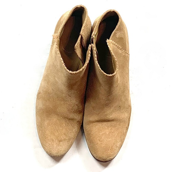 Jack Rogers 7.5 Bailee Suede Booties Ankle Boots - Picture 4 of 8